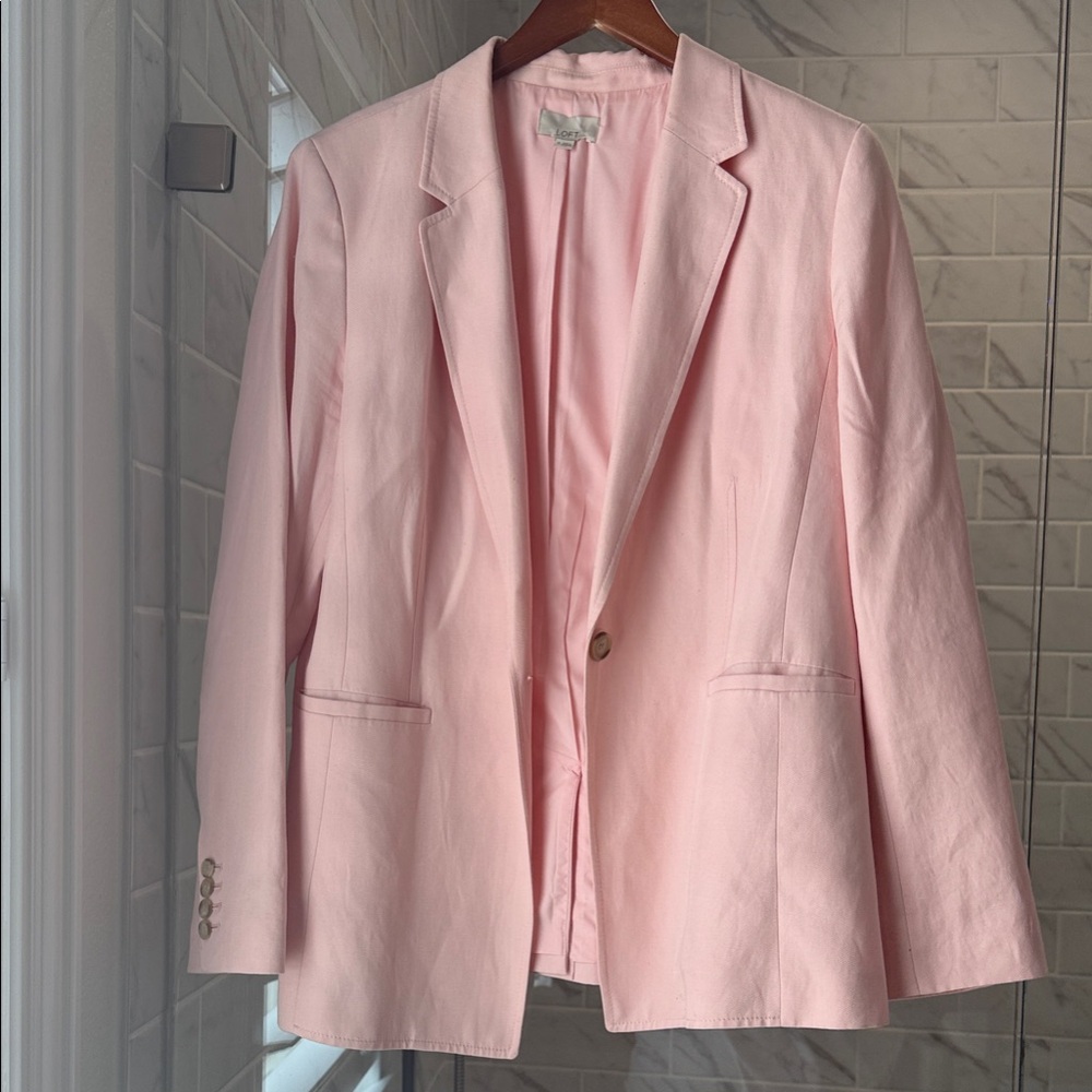 LOFT Soft Pink Women's Blazer